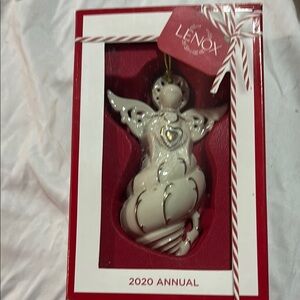 Lenox White Holiday Angel Ornament